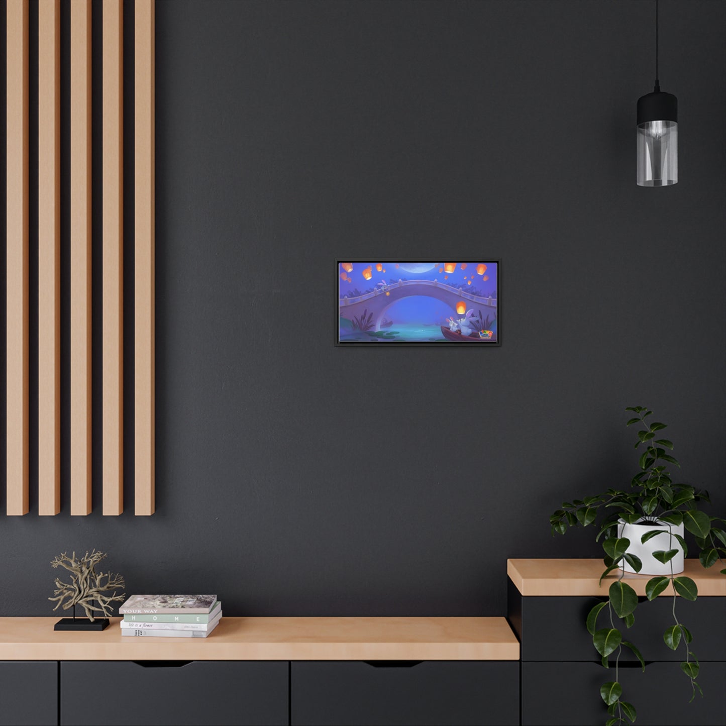 Chinese Lanterns - Gallery Canvas Wraps, Horizontal Frame