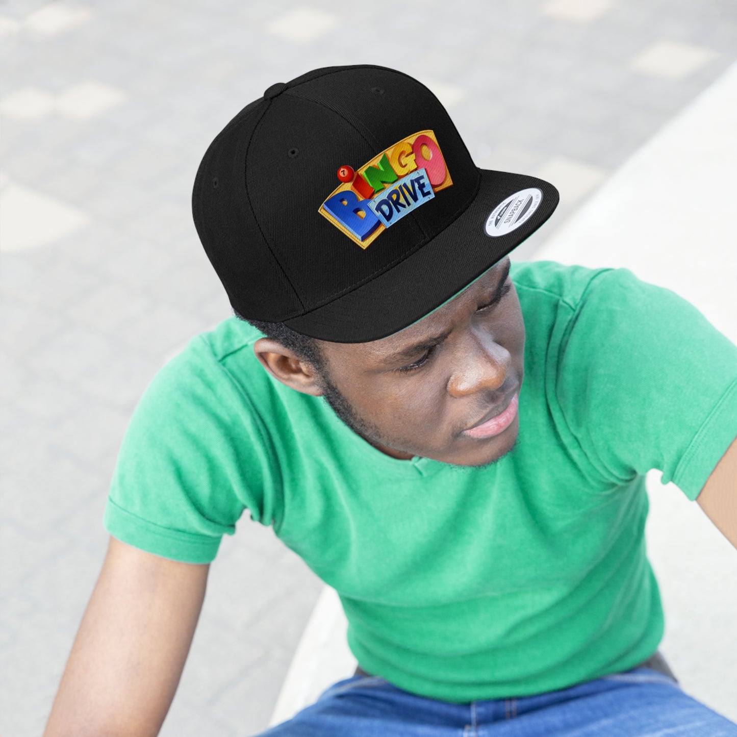 Unisex Flat Bill Hat