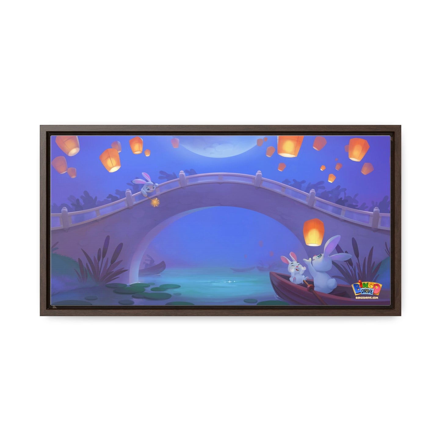 Chinese Lanterns - Gallery Canvas Wraps, Horizontal Frame
