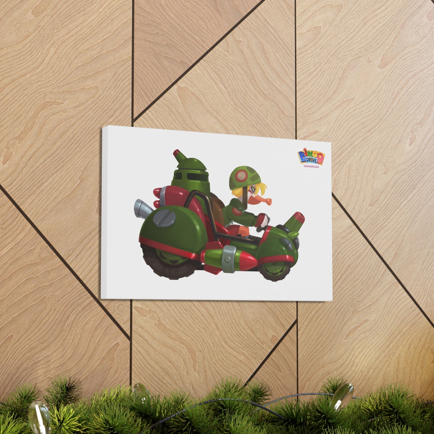 Army Girl- Canvas Gallery Wraps