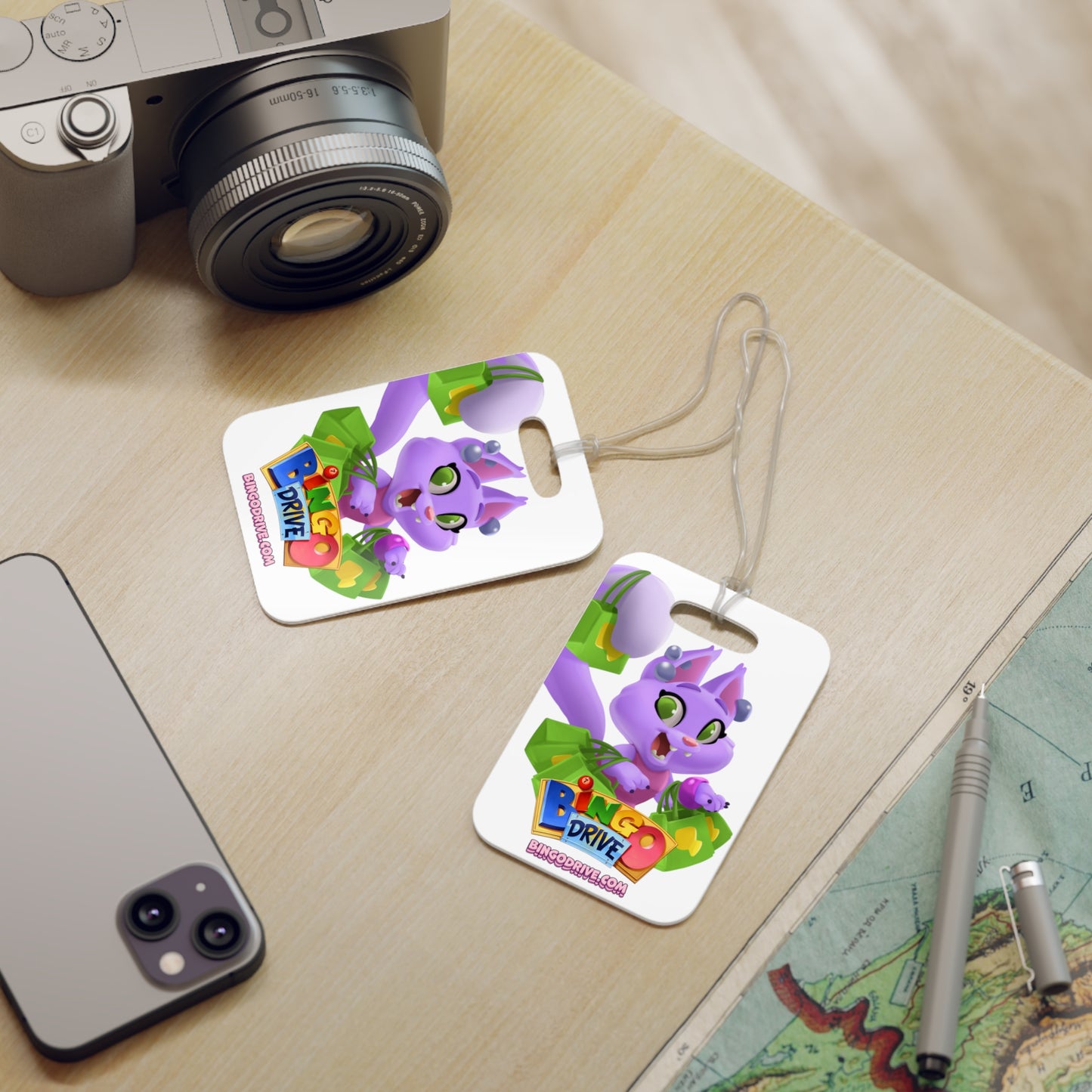 Shopping Cat - Luggage Tags