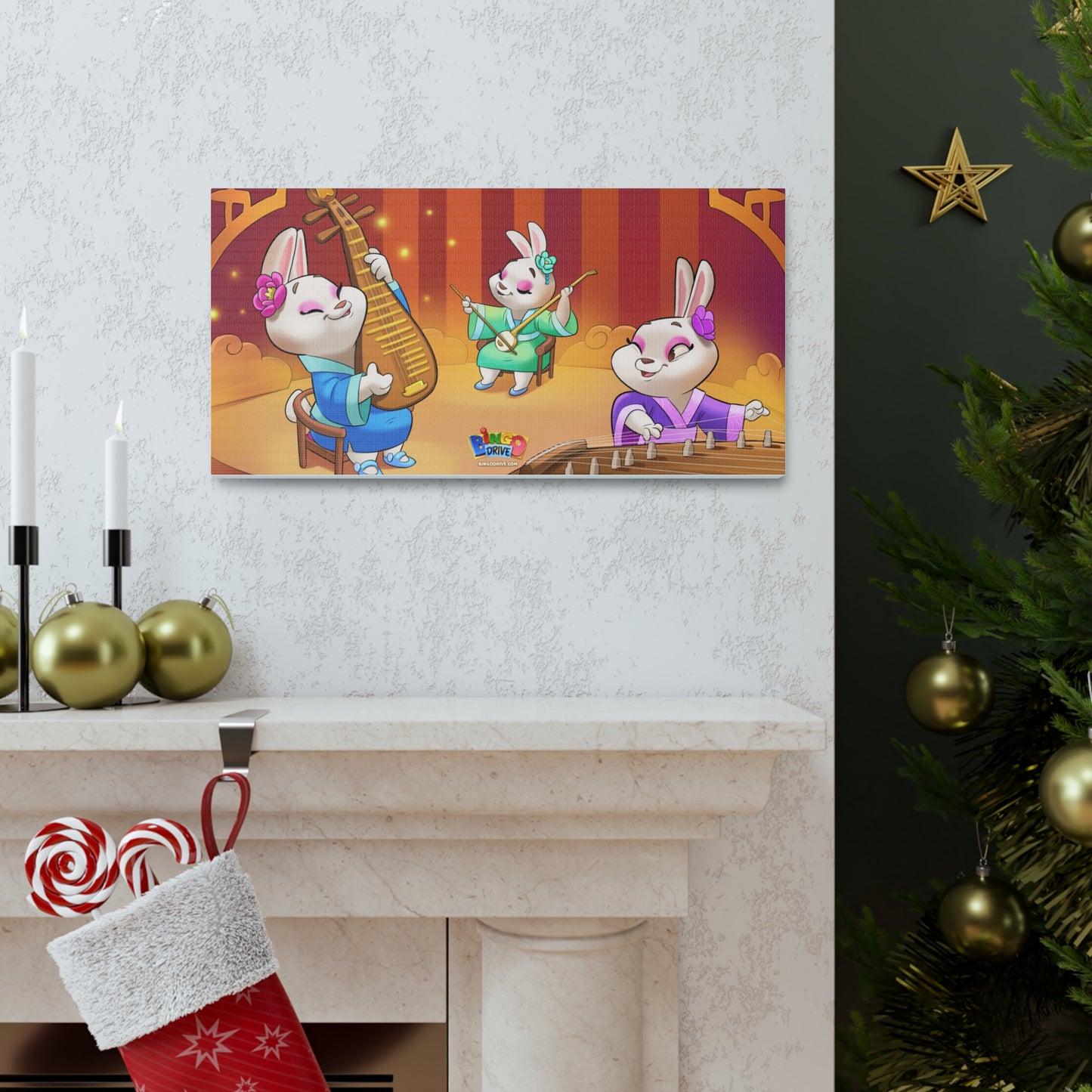 Bunnies Band - Canvas Gallery Wraps