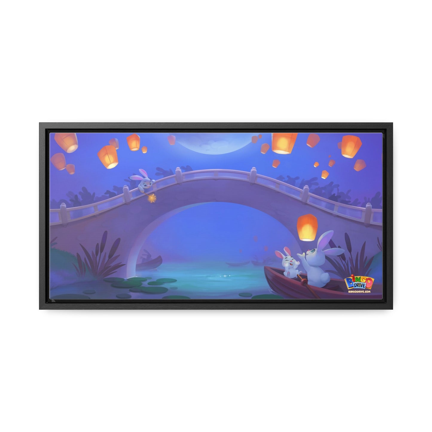 Chinese Lanterns - Gallery Canvas Wraps, Horizontal Frame