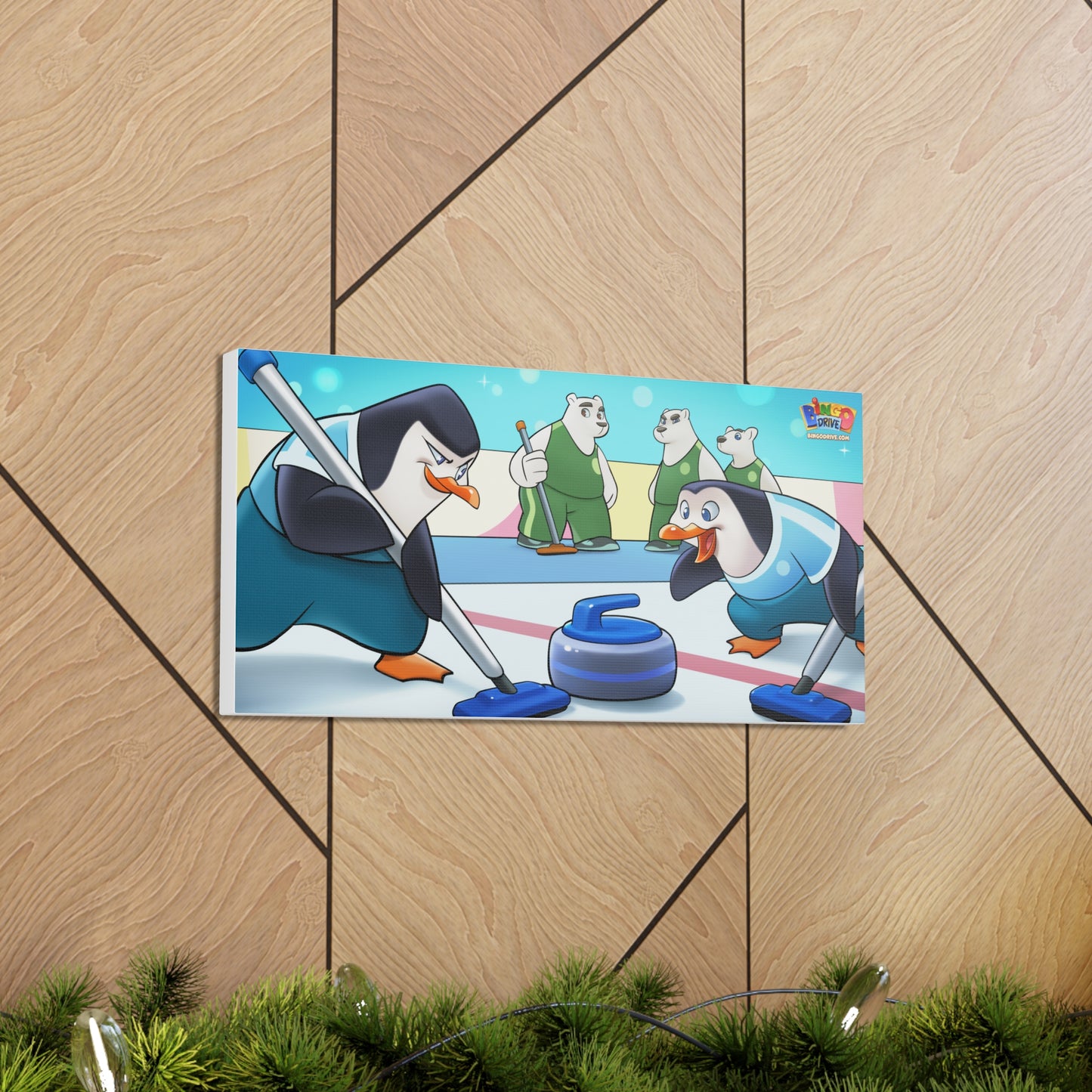 Curling Match - Canvas Gallery Wraps