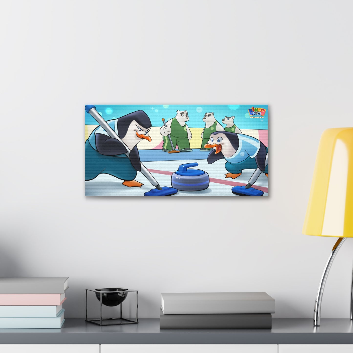 Curling Match - Canvas Gallery Wraps