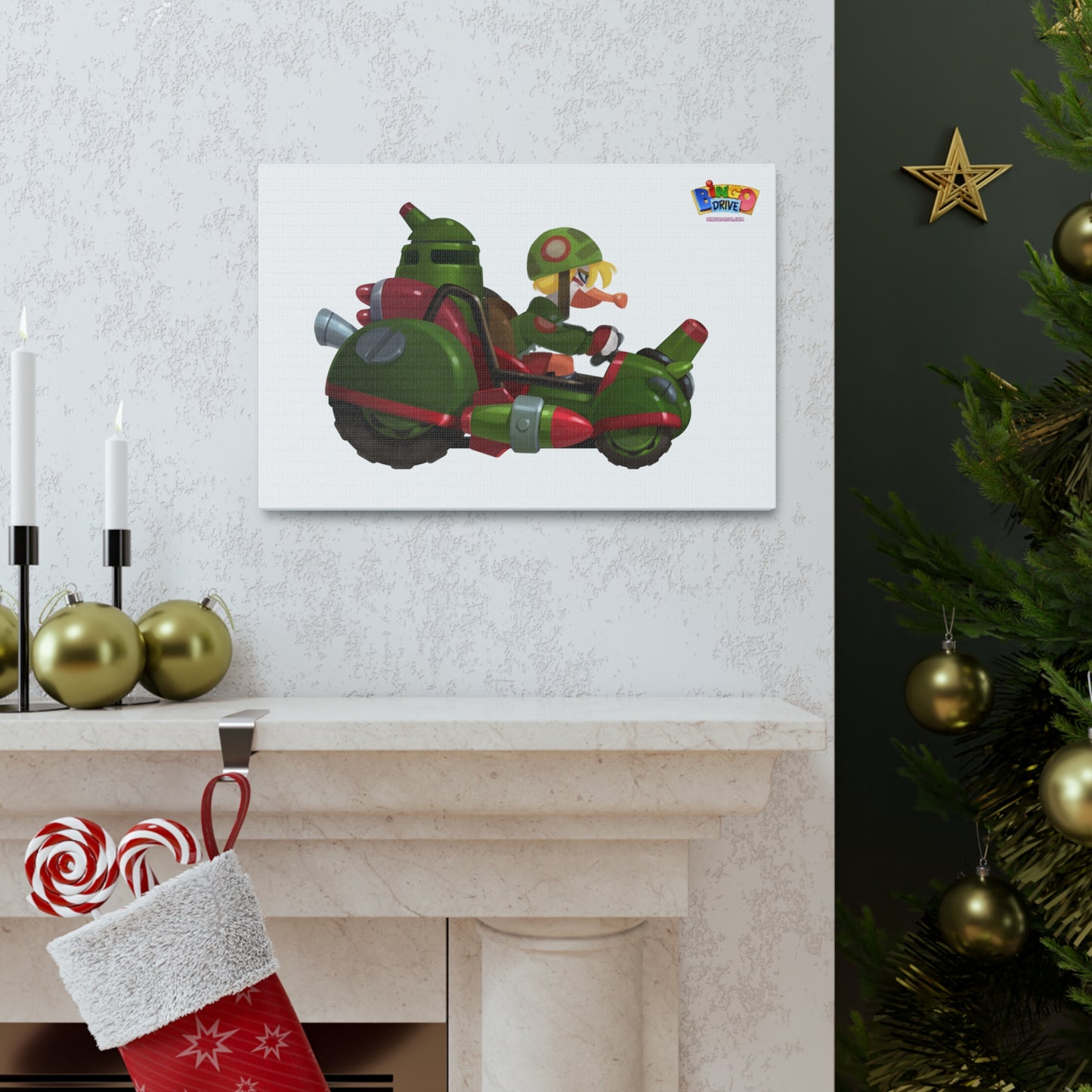 Army Girl- Canvas Gallery Wraps