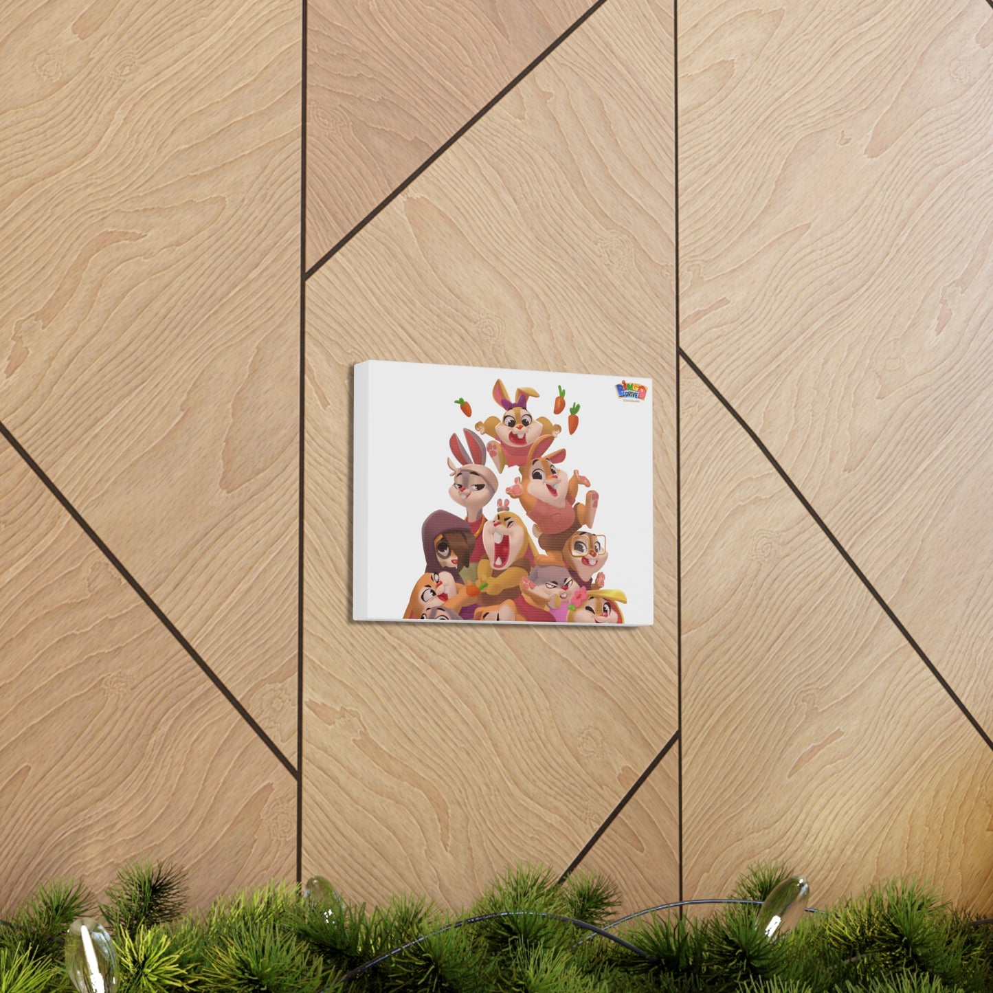 Pile Of Bunnies - Canvas Gallery Wraps