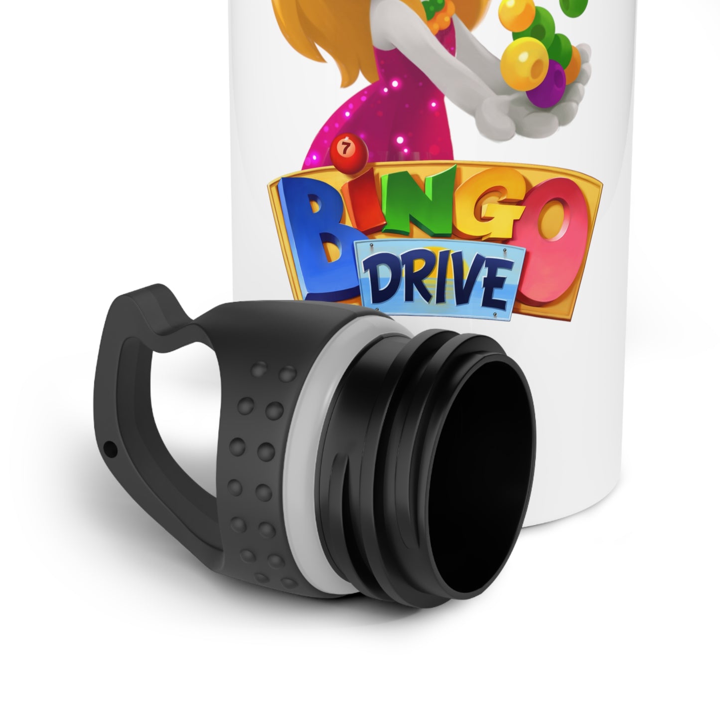 Mardi Gras Festival - Stainless Steel Water Bottle