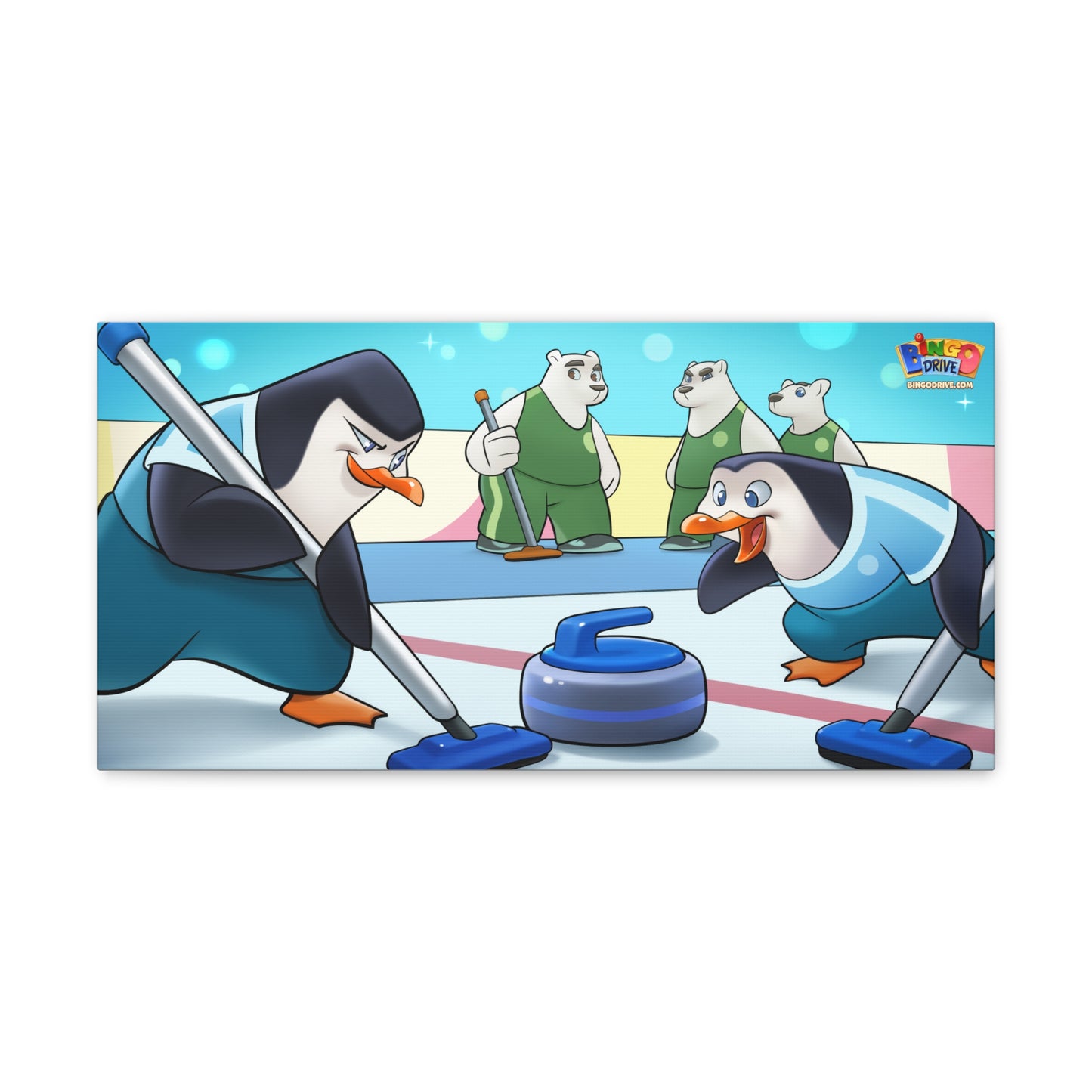 Curling Match - Canvas Gallery Wraps