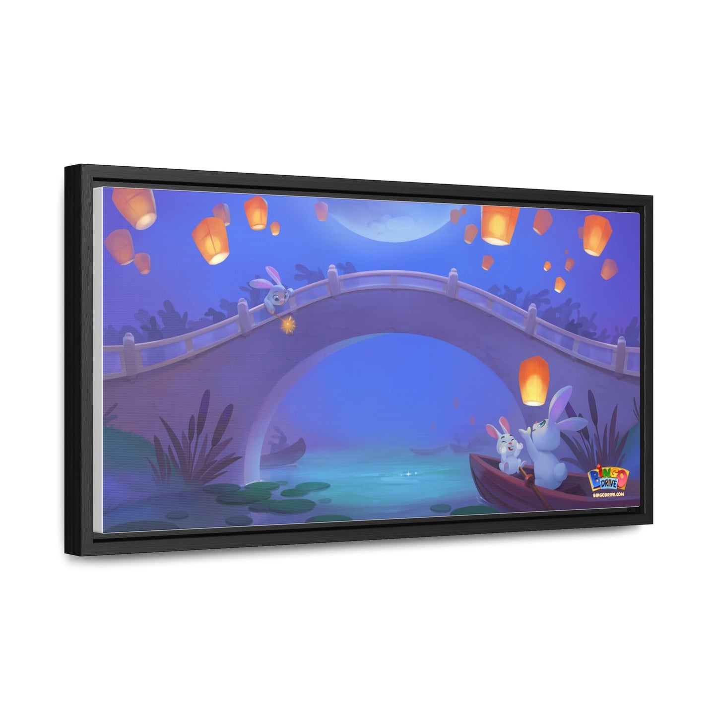 Chinese Lanterns - Gallery Canvas Wraps, Horizontal Frame