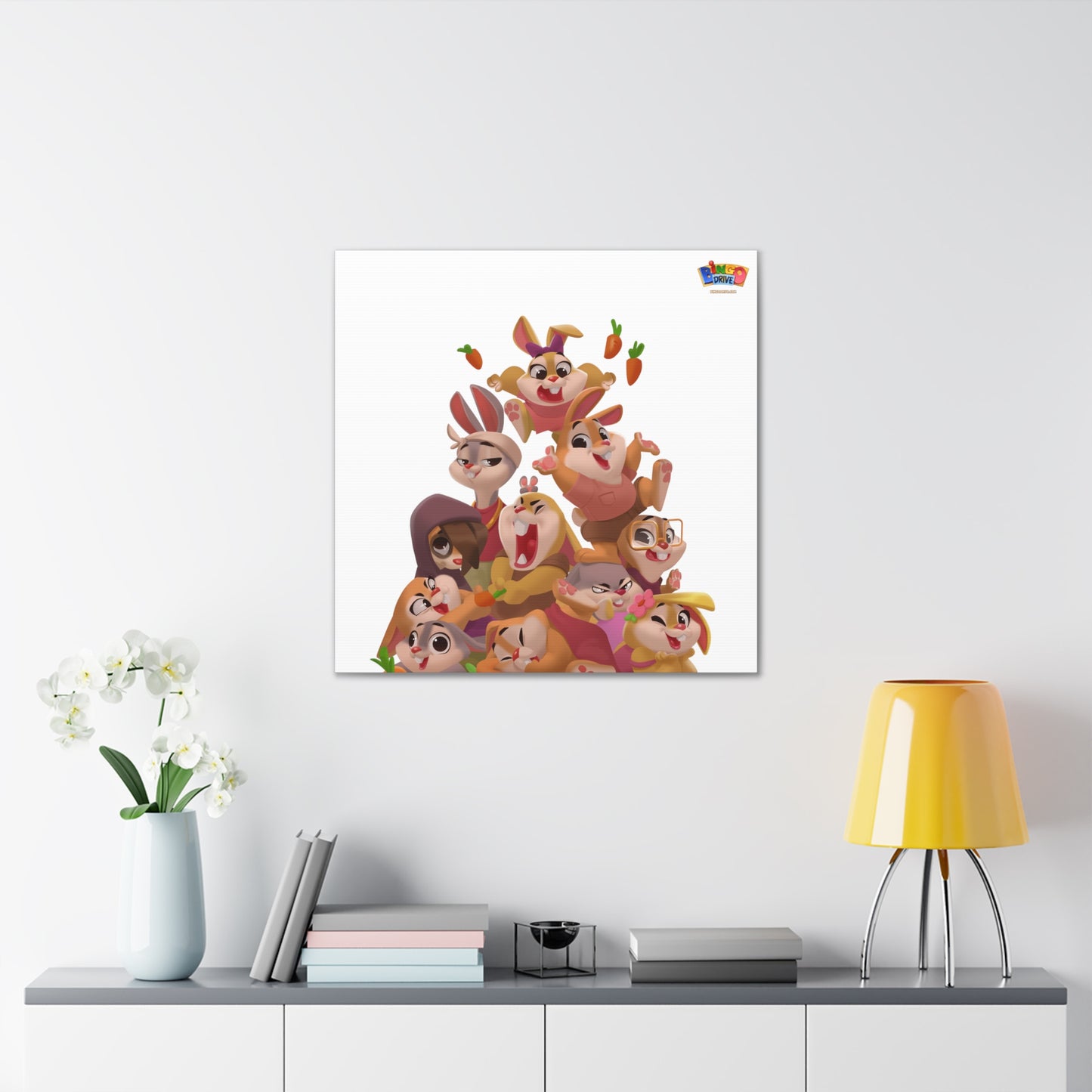 Pile Of Bunnies - Canvas Gallery Wraps