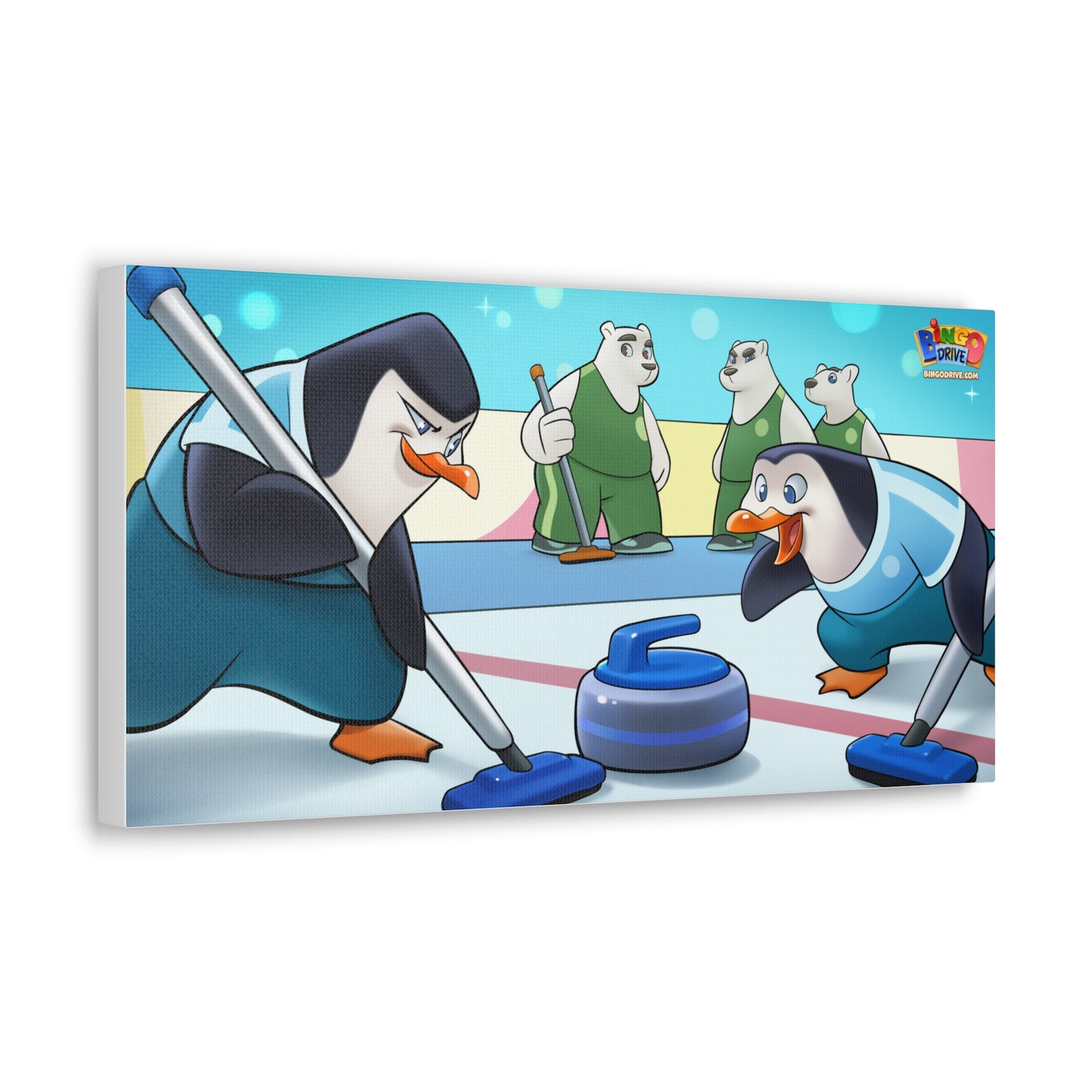 Curling Match - Canvas Gallery Wraps
