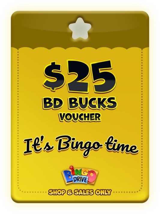 Golden BD Bucks - $25